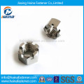 GB6178 stainless steel ss304 slotted hex nut